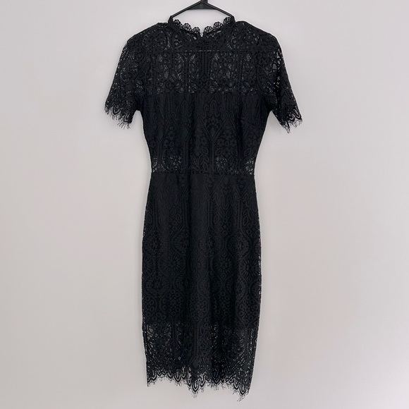 NWOT Lulus Remarkable Black Lace Dress Size Small - Picture 5 of 13